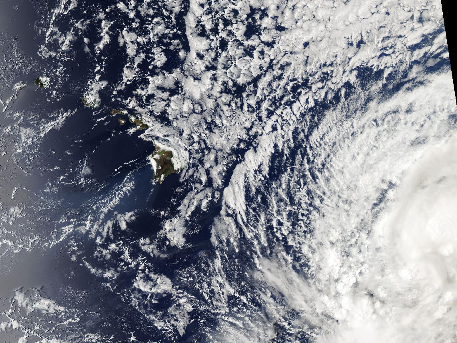 Satellite photo of Tropical Storm Lala (2026)