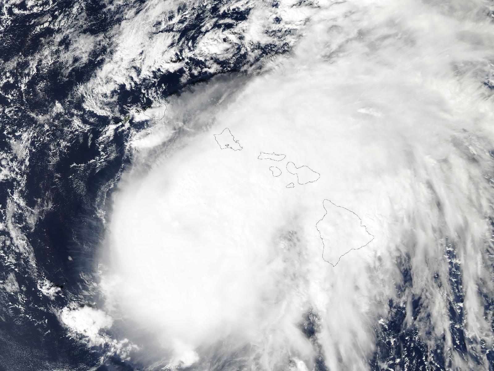 Satellite photo of Hurricane Ana (2014)