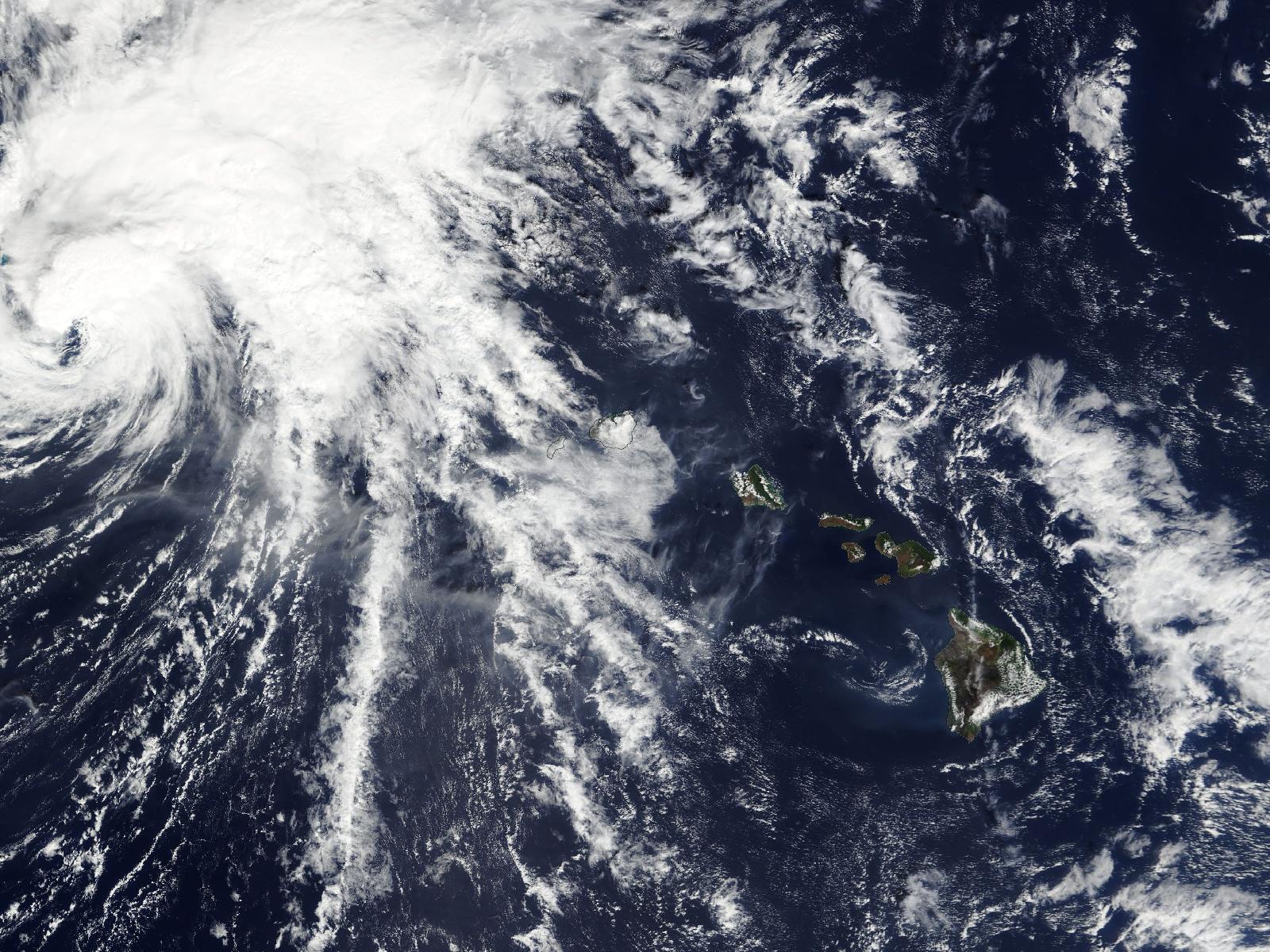 Satellite photo of Hurricane Neki (2009)