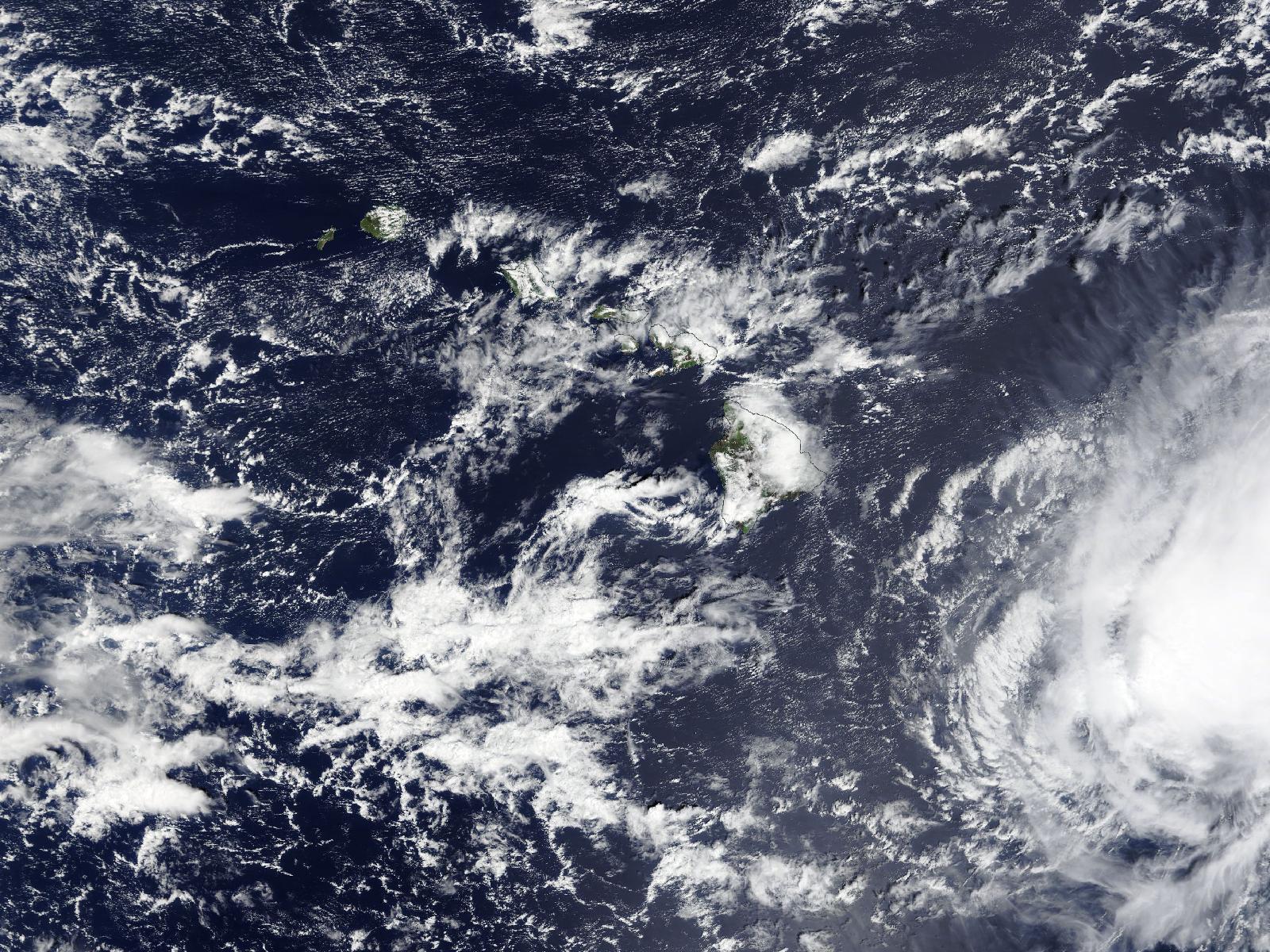 Satellite photo of Tropical Storm Niala (2015)