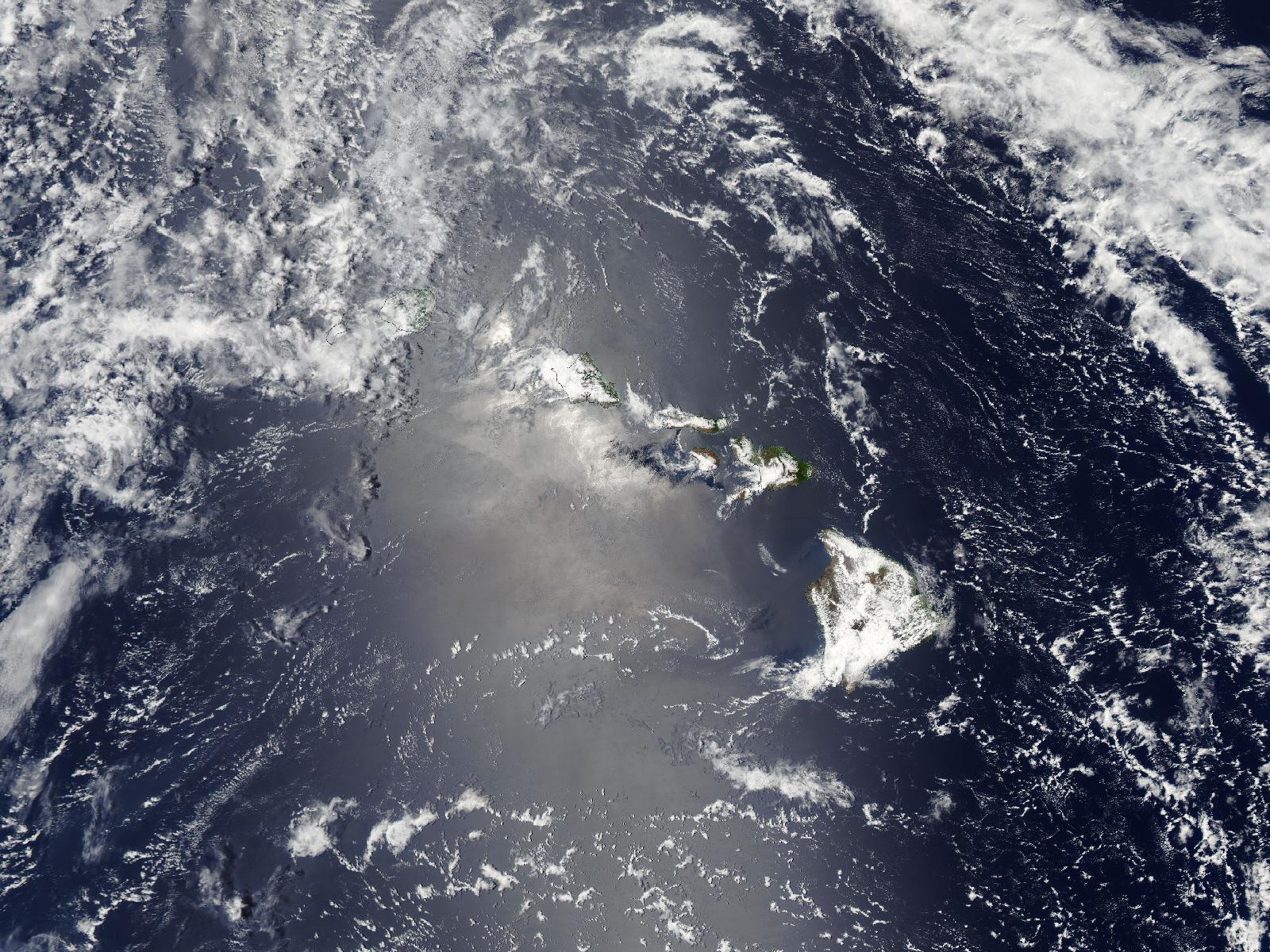 Satellite photo of Tropical Storm Ela (2015)