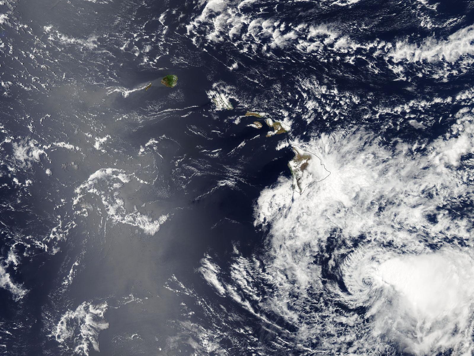 Satellite photo of Hurricane Cosme (2007)