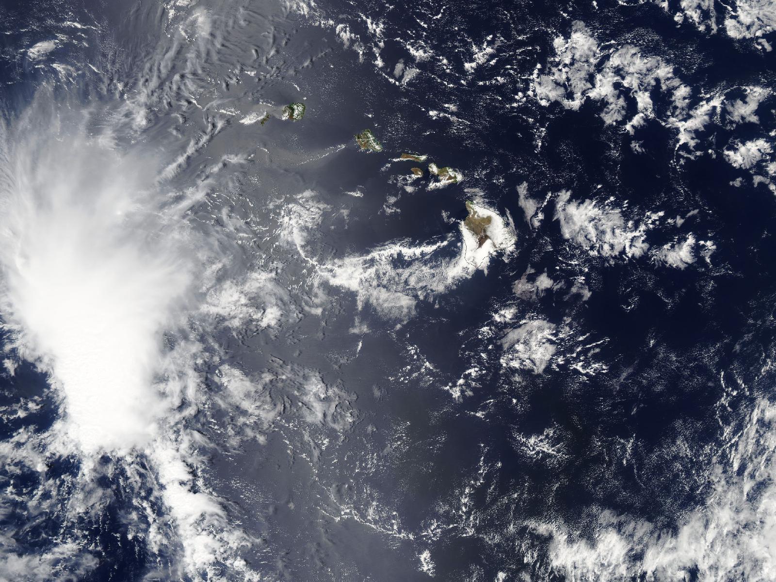 Satellite photo of Tropical Storm Lana (2009)
