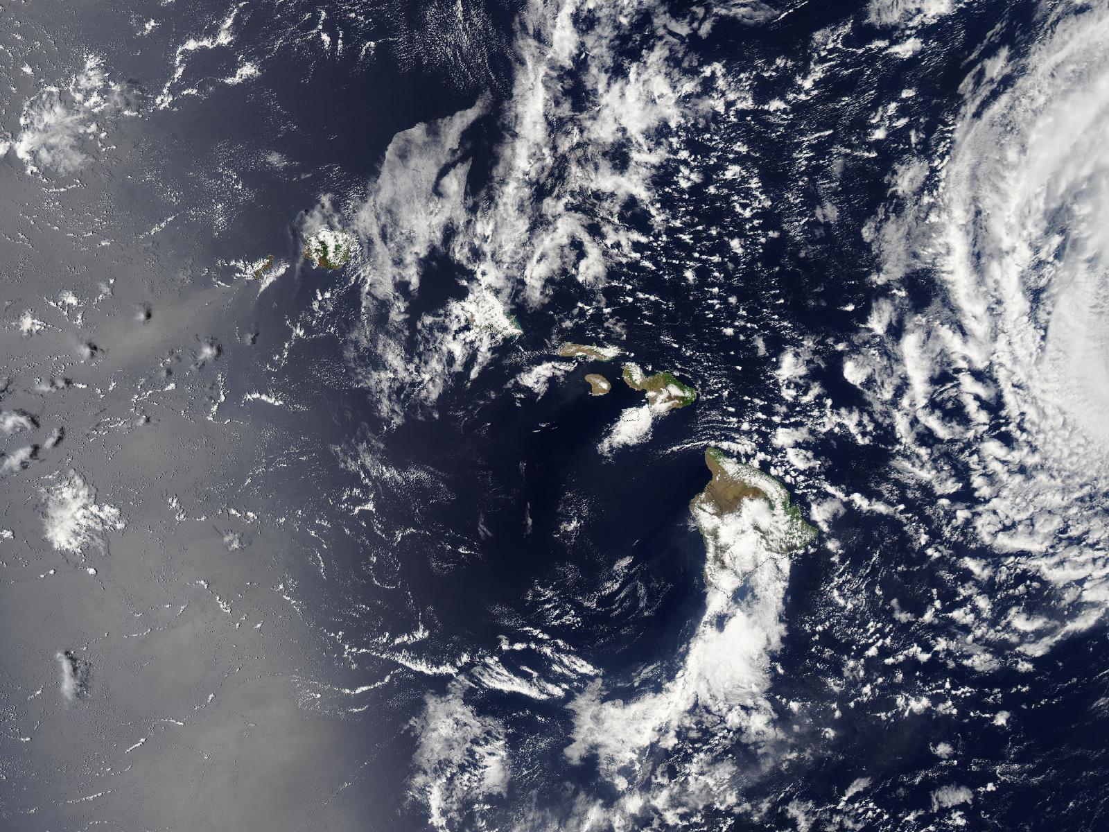 Satellite photo of Hurricane Felicia (2009)