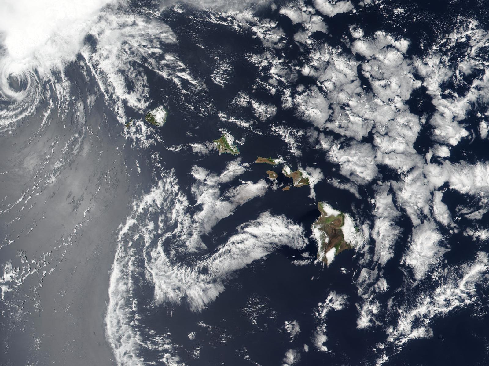 Satellite photo of Hurricane Douglas (2020)
