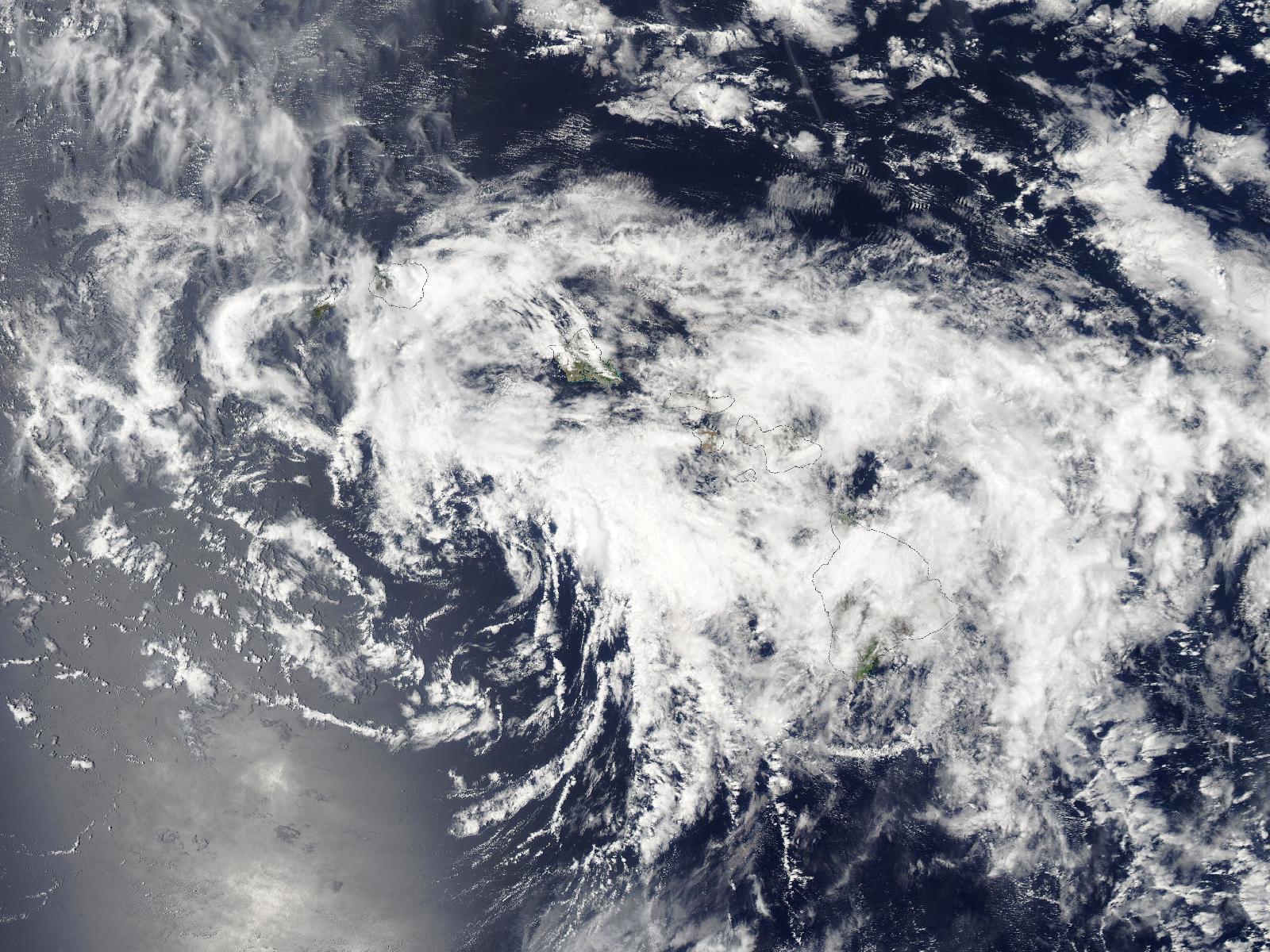 Satellite photo of Hurricane Iselle (2014)