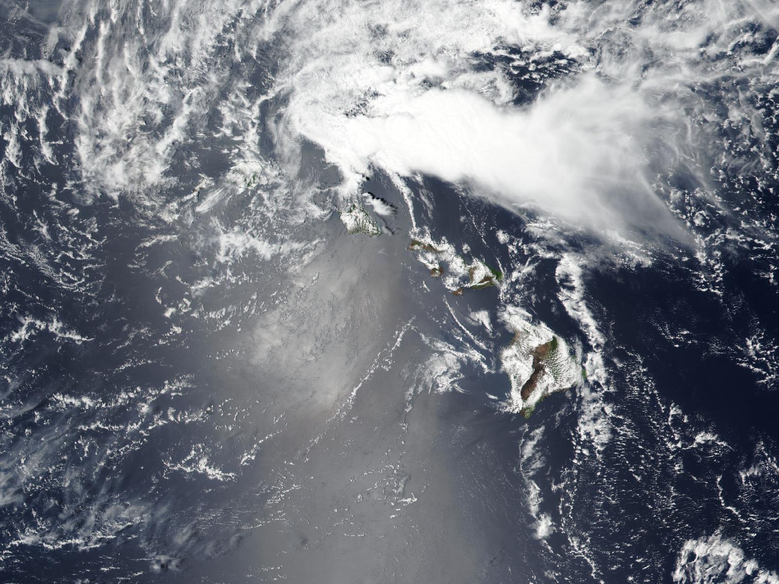 Satellite photo of Tropical Storm Howard (2016)