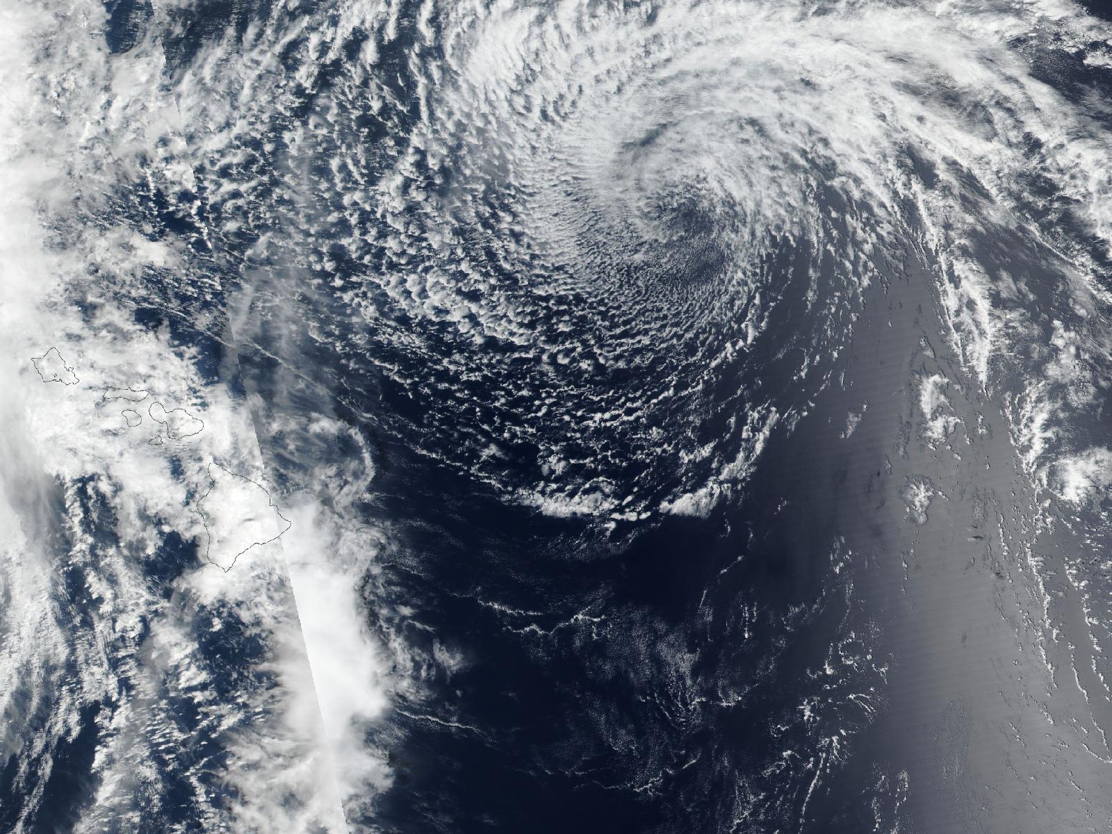 Satellite photo of Hurricane Karina (2026)