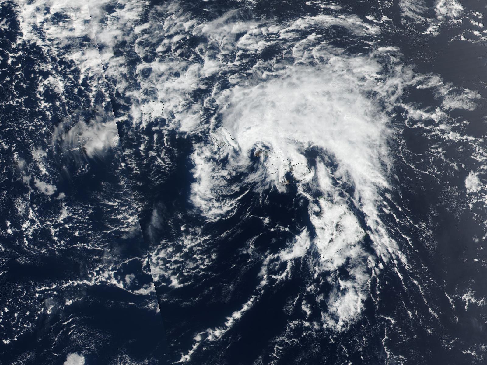 Satellite photo of Hurricane Linda (2021)