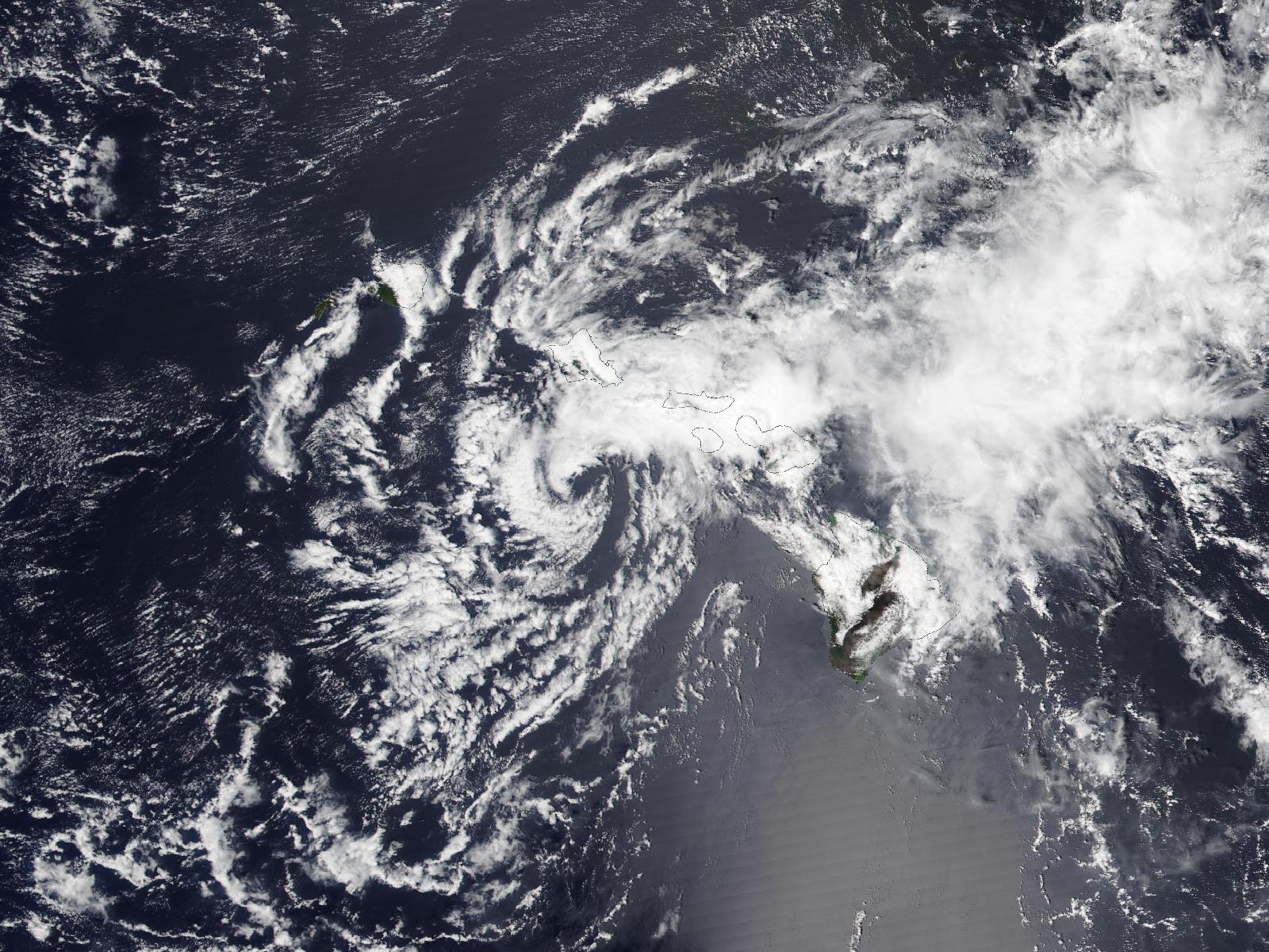 Satellite photo of Hurricane Olivia (2018)